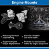 Honda Civic 3 Pcs Engine Motor Mounts (2012-2015)