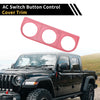 Jeep Wrangler JK (2011-2017) Pink AC Switch Button Control Cover Trim