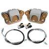 Polaris Trail Boss 250 2 x Front Brake Calipers & Hose Lines (1988–1991)