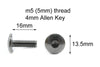 Triumph Trophy Stainless Fairing & Screen Bolts Clips (1991–1995)
