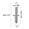 Motorcycle 4x Exhaust Pipe Spring 80mm 3.15in Stainless Steel Silver Tone