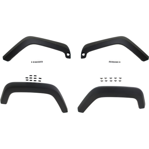 Fender Flares For 2007-2017 Jeep Wrangler Set of 4 Front