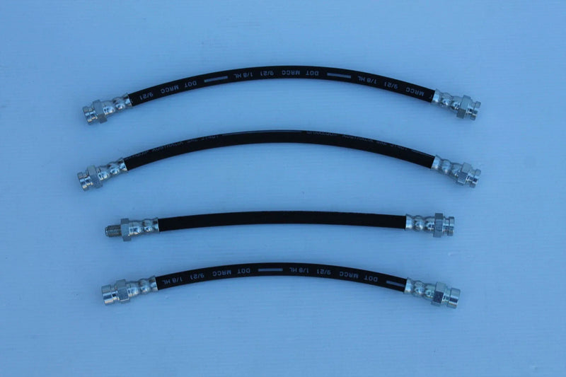 VW Kombi (8 / 70-1979) 1600cc Front & Rear Brake Hose Set (4)