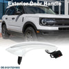 BMW F07 F10 White Silver Tone Rear Left Exterior Door Handle