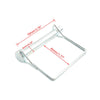 10x Square Trailer Pin & Anti-Lost Rope Safety Coupler Locking Pin Kit