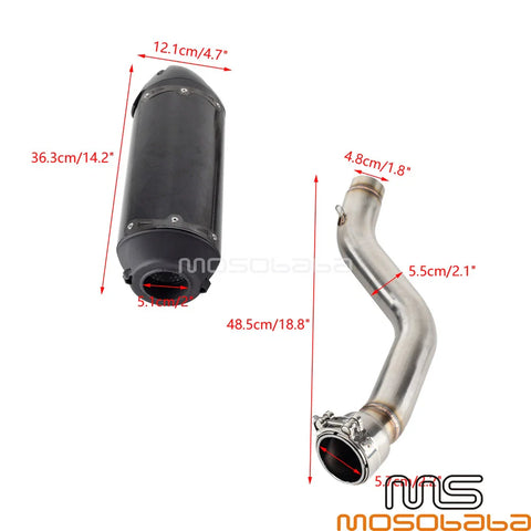 Harley Pan America 1250 Special Carbon Fiber Exhaust System (21-23)