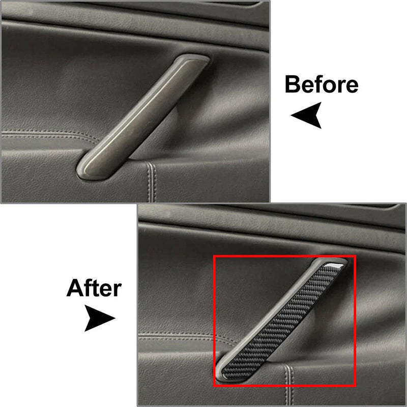 Volkswagen Passat B5 (2001-2005) Black Rear Door Handle Cover Trim