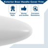 Kia Optima White ABS Exterior Door Handle Cover Trim (2011-2016)