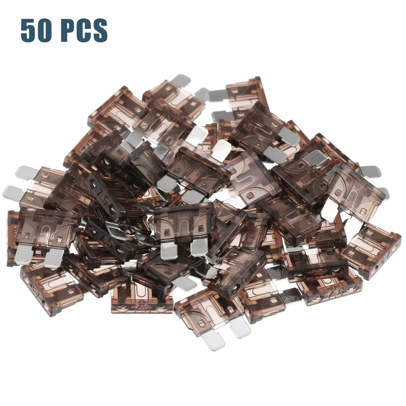 Car Boat Truck SUV Motorcycle 50pcs 7.5A Mini Blade Style Fuses
