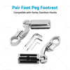 Harley Davidson 1-1/4" Chrome Motorcycle Highway Foot Pegs