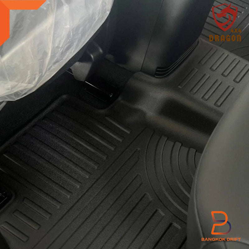 Toyota Hilux Ute Revo Premium 3D TPE All Weather Floor Mats (15-25)