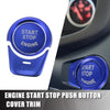 BMW 2 / 3 / 3GT / 4 / 5 / 6 / 7 / X1-X4 / M2-M5 Blue Start Stop Button Cover Kit