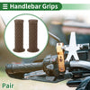 Motorcycle Handlebar TPU Dark Brown 25mm Hand Grips