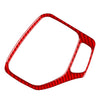 Jeep Cherokee Red Carbon Fiber Gear Shift Panel Cover Trim (2014-2018)