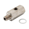 Turbo Supply Feed Line Gauge 1/8" NPT Oil Pressure Sensor Tee Adapter