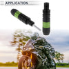 Motorcycle 2 x 0.73" Aluminum Alloy Plastic Motorcycle Slider Frame Green