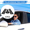 Kia Optima (2016-2020) Black 6 Pcs Door Pillar Window Trim