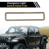 Jeep Wrangler JK (2011-2017) Brown Emergency Light Switch Panel Trim