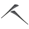 Carbon Fiber Style Car Side Fender Vent Air Wing Cover Trim