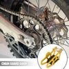 Honda CR125 CR250 CR450R Motorcycle Chain Guard Protector Gold Tone