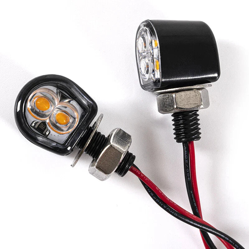 Cafe Racer Bobber LED Mini Motorcycle Turn Signal Light Blinker (2023)