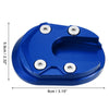 Honda 125 (2013-2023) - Blue Motorcycle Kickstand Plate Pad Set