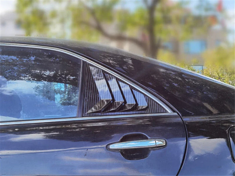 Toyota Camry Carbon Fiber Rear Side Window Louver Trim Cover (2007-2011)