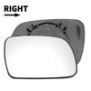 Peugeot 307 Right Side White Mirror Glass w/ Back (2001-2009)