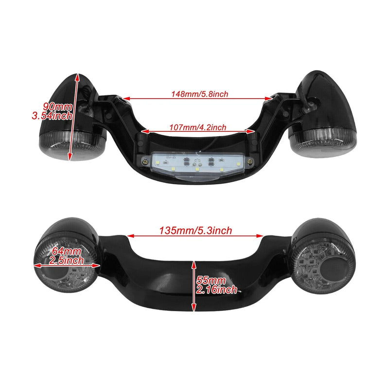 Harley Touring Road Glide LED Rear Turn Signal Light Bar (2014-2023)