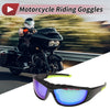 MakeModel 1Pc Goggles Motorcycle Green Lens Black Frame Tri-acetel Cellulose