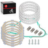Honda CR85R CR85RB Clutch Friction Steel Plates Gasket Kit (2003–2007)
