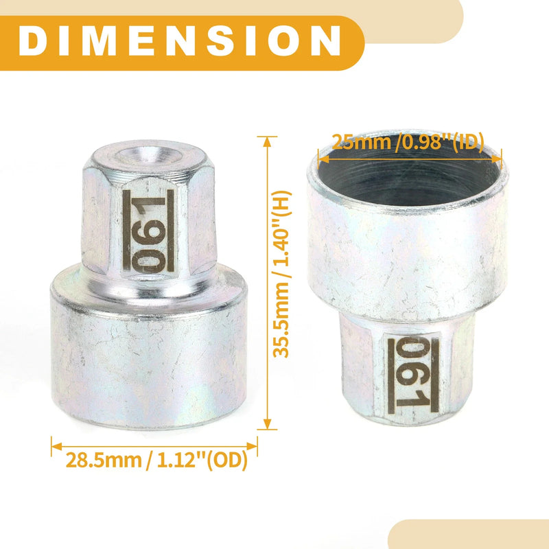 BMW MINI COOPER Wheel Lock Lug Nut Antitheft Key (2002-2023)