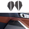 BMW X5 2019-2022 Car Carbon Fiber Interior Door Panel Knob Cover Trim Fit