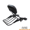 Harley Touring Street Glide Detachable Sissy Bar Backrest Luggage Rack (09-17)