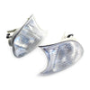BMW E46 3-Series 2 x Clear Corner Light Signal Lens (2000-2001)