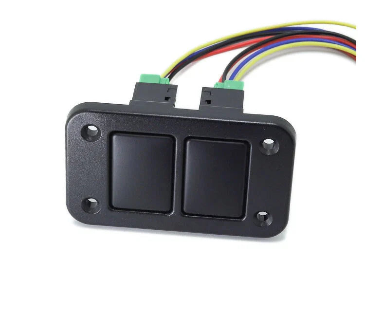 Toyota Universal / 2-Gang / Rocker Switch Panel Push Button 12V/24V DC