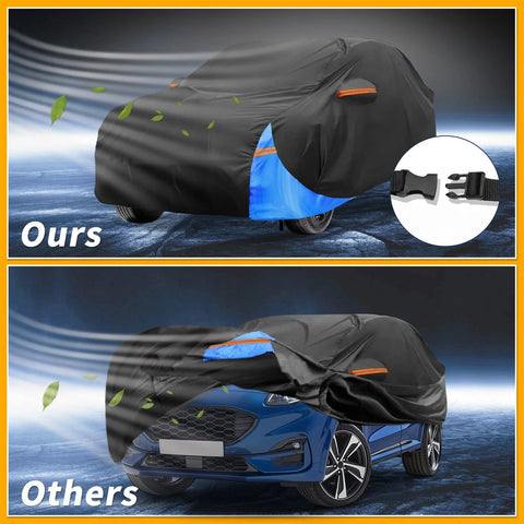Ford Puma (2019-2023) Black Blue 210D-PU Waterproof All Weather Car Cover