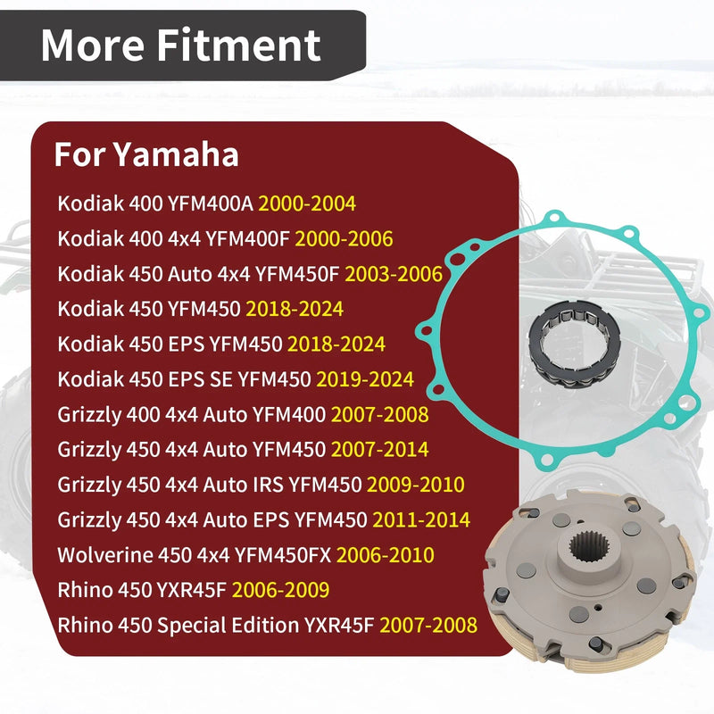Yamaha Wolverine / Rhino 450 Wet Clutch Centrifugal Carrier w/ Bearing Kit