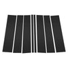 Ford Flex 8 Pcs Black Door Pillar Window Trim (2009-2015)