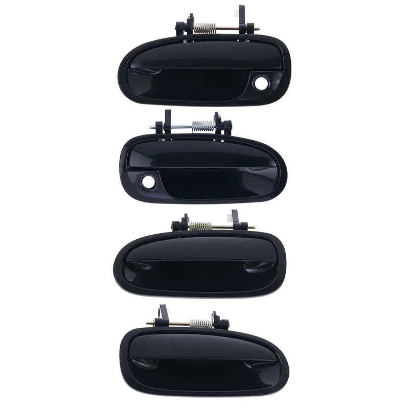 Honda Civic EK 4pc Front/Rear Outer Door Handle Black (1996–2000)