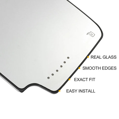 Chevrolet Silverado Right Upper Side Rearview Mirror Glass Heated