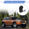 Infiniti FX35 (2009-2012) Black Blue Faux Leather Gear Shift Knob Cover
