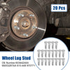 Jeep Wrangler 20 x 1/2"-20 Wheel Lug Studs (2007-2017)
