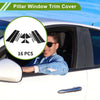 Chevy Cruze (2017-2021) Black 16 x Pillar Window Trim