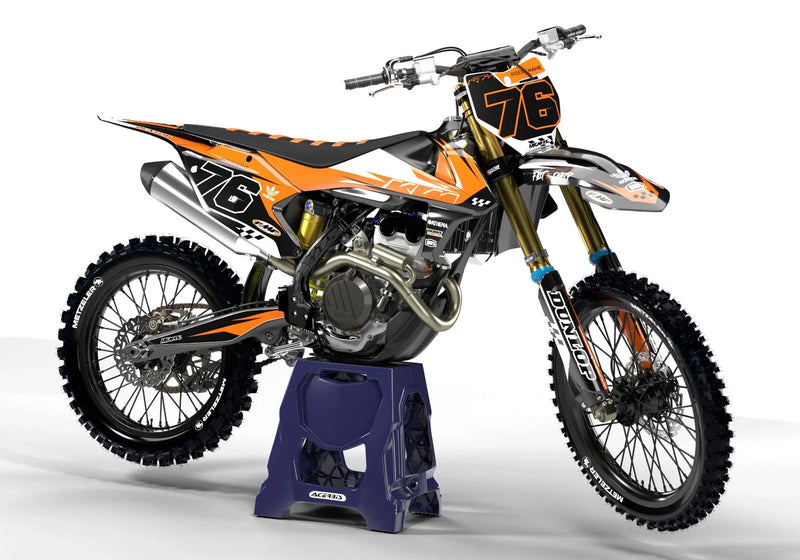 KTM SXF 250 Custom Graphics Full Kit Stickers (2016-2018)