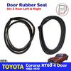 Door Rubber Weatherstrip Rear L+R Fits Toyota Corona RT60 4D Sedan 1968-70 D08