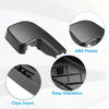 BMW 335i Front Windshield Wiper Arm Nut Cover Cap Black (2007-2009)