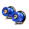 Yamaha YZF R1 R3 R6 CNC Blue Swingarm Spools