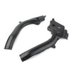 KTM SX SXF EXC 125 250 350 450 Black Plastic Frame Guards (2016-2018)