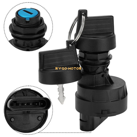 Polaris Ranger XP1000 Ignition Key Switch 4 Pos 5 Pin Sealed (2022–2024)